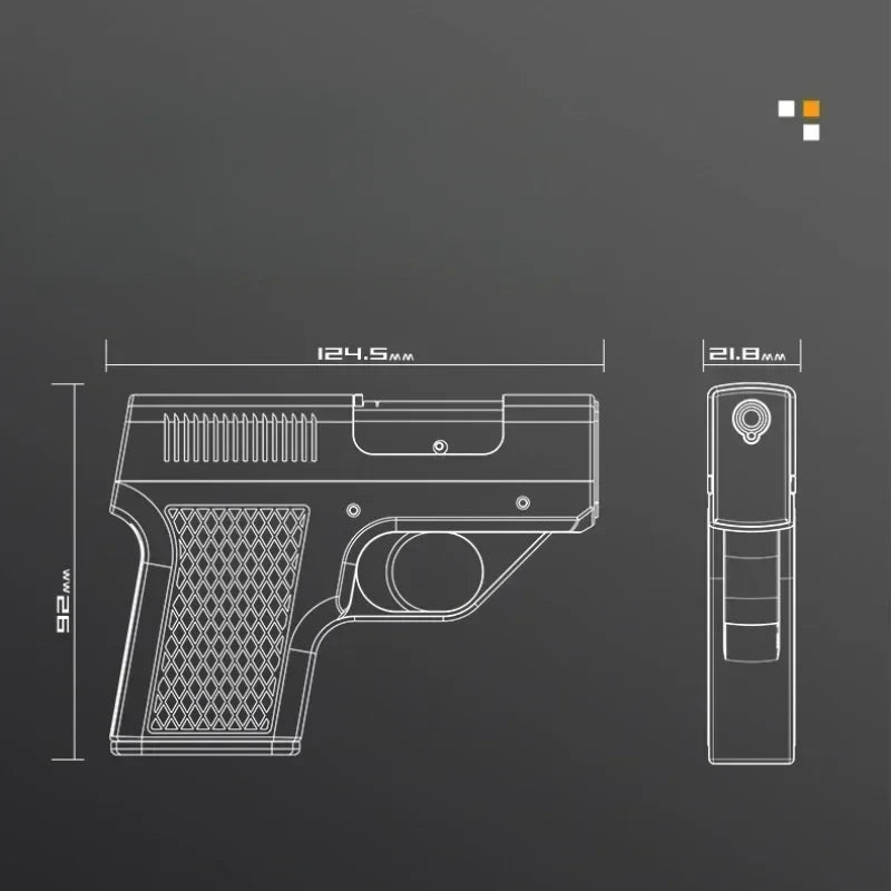Pistol Style Cigar Lighter and Case