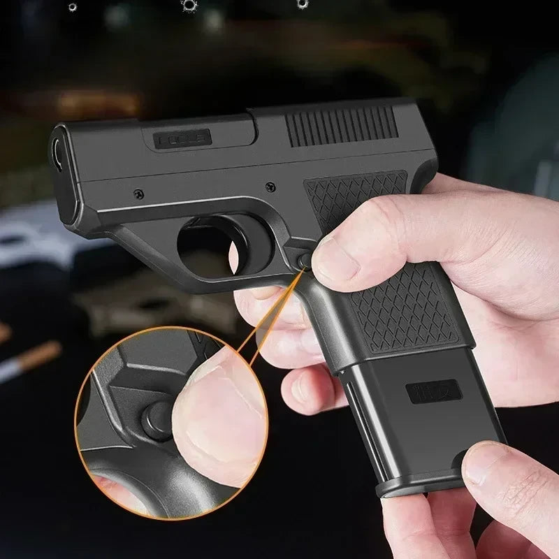 Pistol Style Cigar Lighter and Case