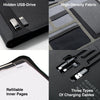 Leather Padfolio with Wireless Charging